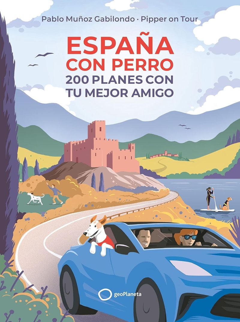 Regalos para viajeros: Libro España con perro