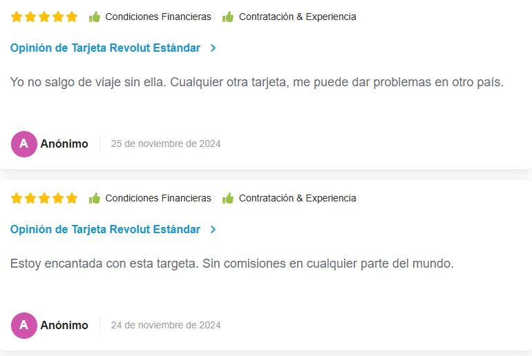 Tarjeta Revolut opiniones en HelpMyCash