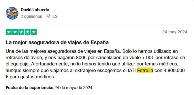 IATI Seguros opiniones del plan estrella