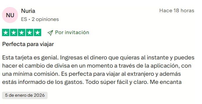 ▷ Revolut opiniones en 2026: ¿Vale la pena esta tarjeta para viajar? 4 Tarjeta Revolut: opinión positiva en 2026