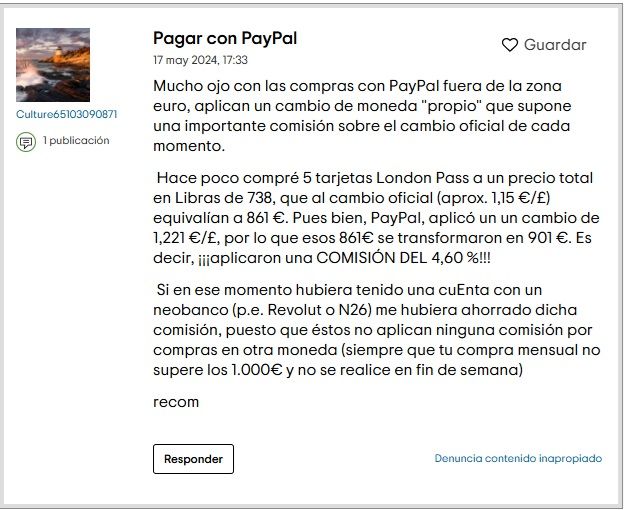 Tarjetas Revolut opiniones en Tripadvisor