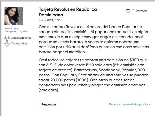 Revolut opiniones en Tripadvisor