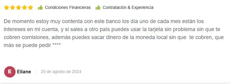 Banco N26 opiniones en HelpMyCash