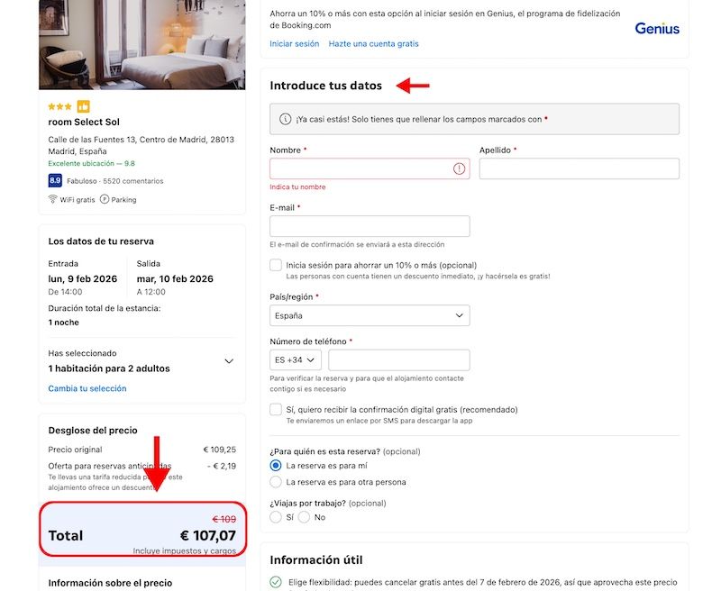 ▷ Descuento Booking hasta -30% SIN CÓDIGO ni REGISTRO aquí ⚠️ 5 Descuento Booking: cómo aplicar el descuento Booking sin código paso a paso