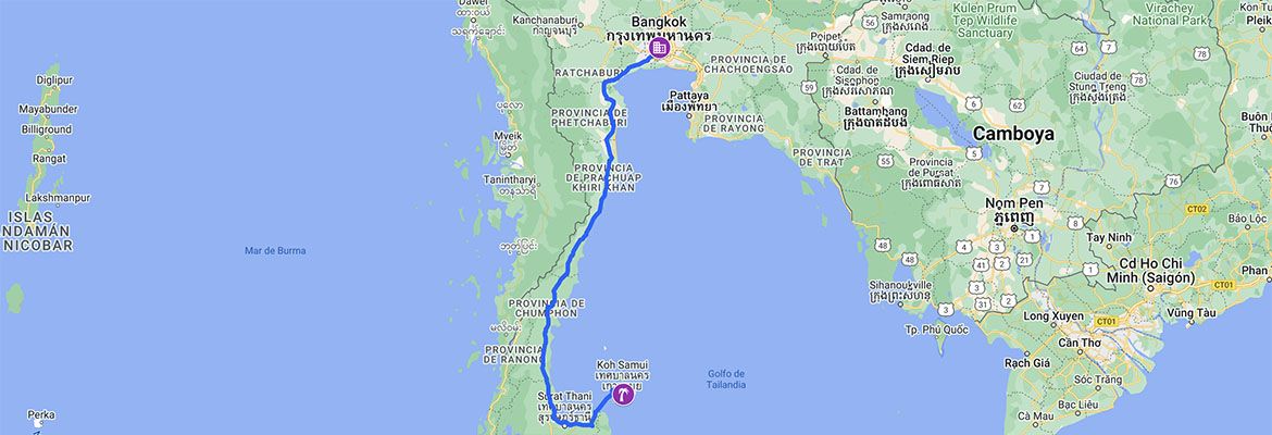 ▷ Cómo ir de Koh Samui a Bangkok ✔MEJOR opción ✔MEJOR precio