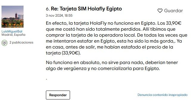 Holafly Egipto opiniones en Tripadvisor