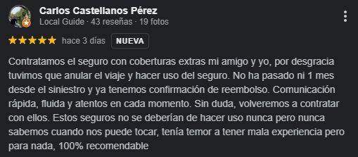 Heymondo opiniones Google en 2025