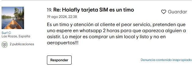 Holafly opiniones en Tripadvisor