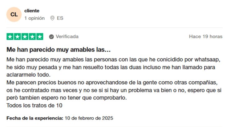 Heymondo opiniones seguros de viaje en Trustpilot