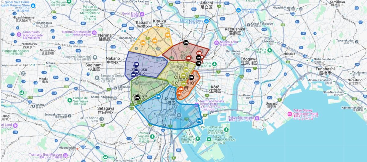 ▷ Dónde alojarse en Tokio: las 9 mejores zonas para dormir con hoteles recomendados