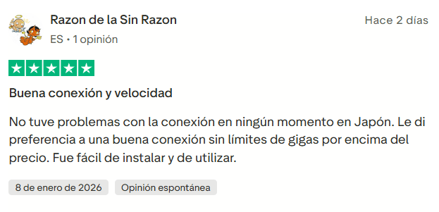 ▷ Holafly o Airalo, ¿cuál de las dos eSIM es mejor en 2026? 6 Holafly o Airalo: opinión de holafly en Trustpilot