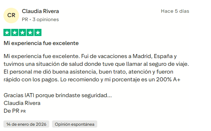 ▷ IATI Seguros opiniones 2026 ⚠️ Pros, contras y nuestra experiencia REAL con este seguro de viaje 8 IATI seguros opiniones: opiniones de IATI seguros de viaje en Trustpilot