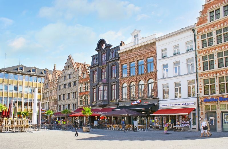 Korenmarkt, la plaza más animada que ver en Gante