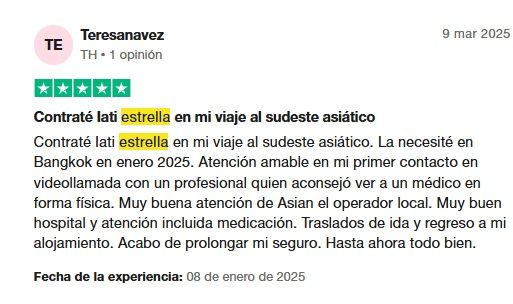 Opiniones IATI Estrella