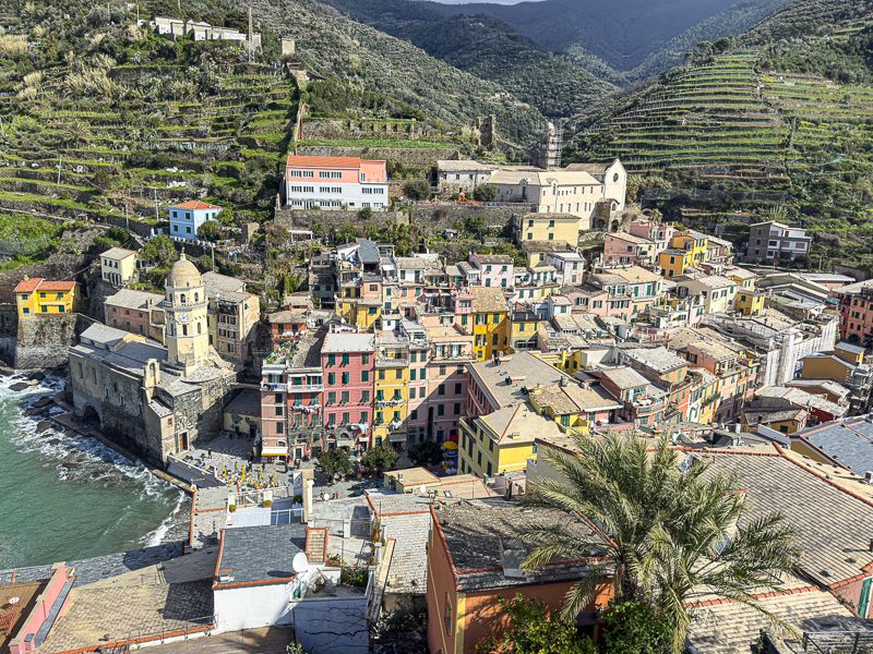Qué ver en Cinque Terre: Castillo Doria en Vernazza