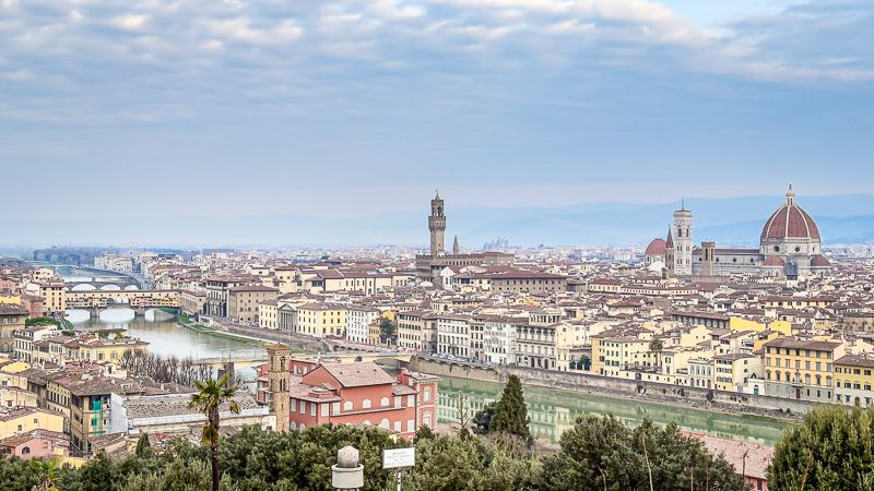Qué ver en Florencia: Piazzale Michelangelo al amanecer