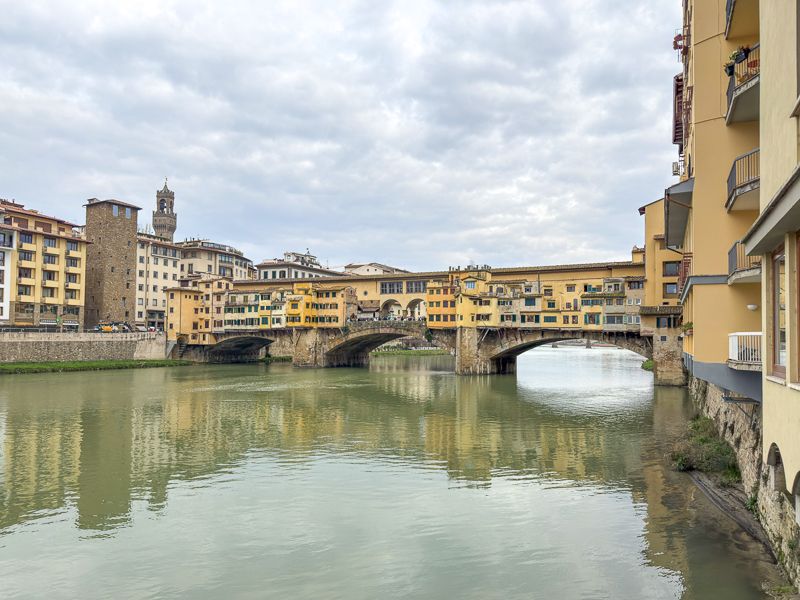 Qué ver en Florencia: Ponte Vecchio desde el mirador del Hotel Lungarno