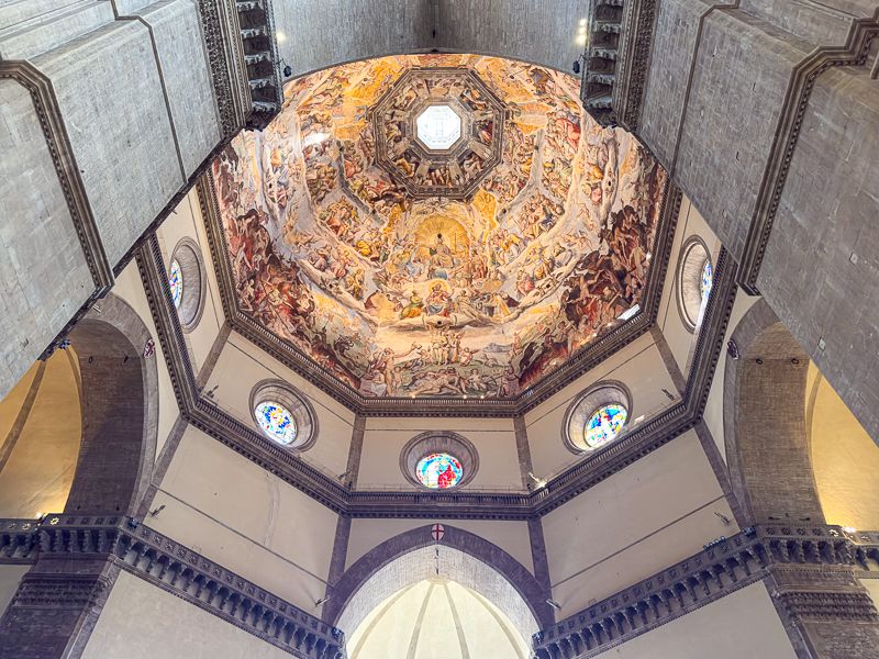 Qué ver en Florencia: Cúpula de Brunelleschi vista desde la Catedral