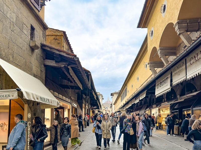 Qué ver en Florencia: joyerías del Ponte Vecchio