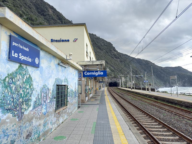 Ruta por Cinque Terre: Estación de Corniglia