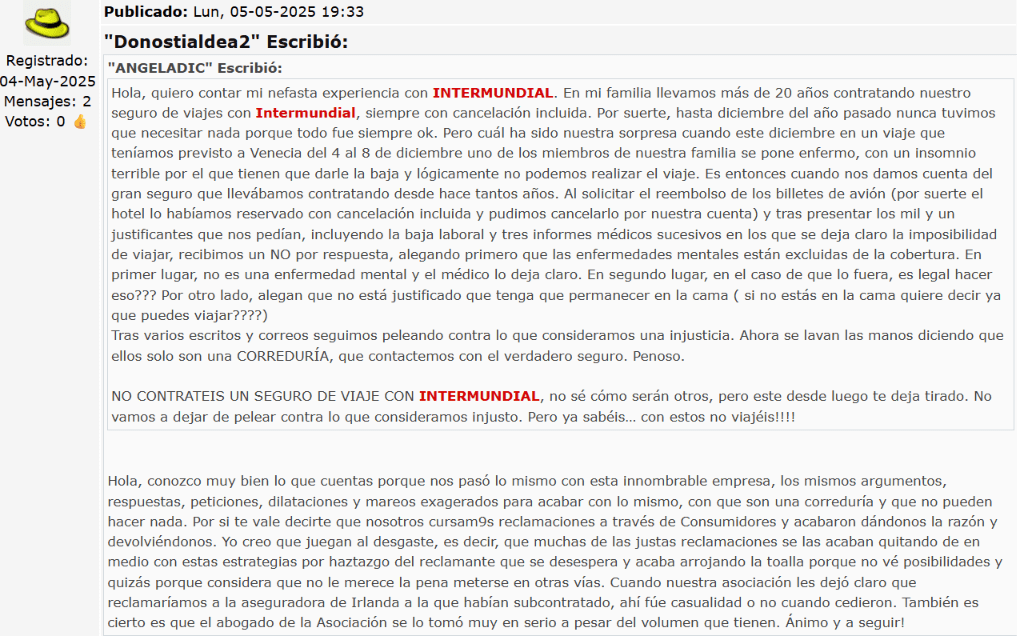 ▷ Intermundial Seguros Opiniones buenas y malas en 2026 + Nuestra experiencia ⚠️ 12 Intermundial Seguros Opiniones negativas