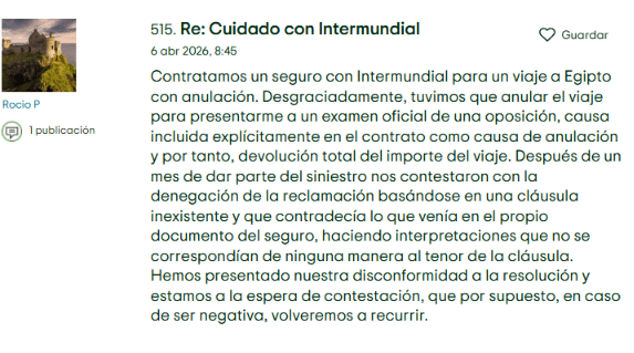 ▷ Intermundial Seguros Opiniones buenas y malas en 2026 + Nuestra experiencia ⚠️ 10 Intermundial Seguros Opiniones en Tripadvisor