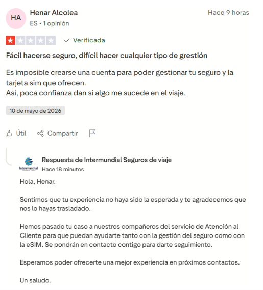 ▷ Intermundial Seguros Opiniones buenas y malas en 2026 + Nuestra experiencia ⚠️ 7 Intermundial Seguros Opiniones negativas