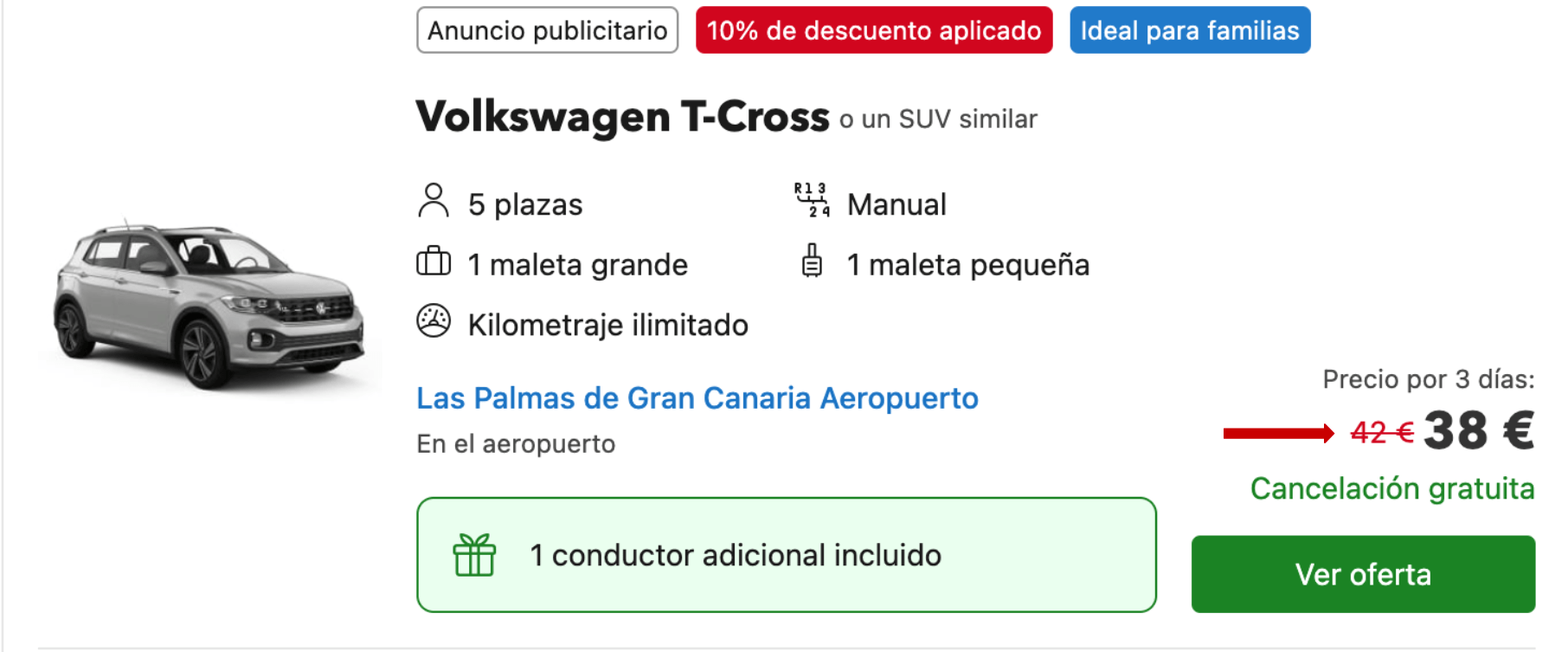 Descuento Rentalcars cómo conseguir un descuento en Rentalcars
