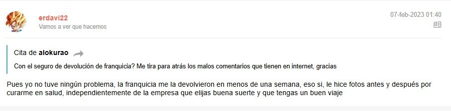 Discover Cars opiniones forocoches