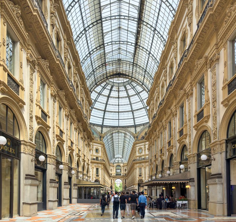 Qué ver en Milán: Galería Vittorio Emanuele II