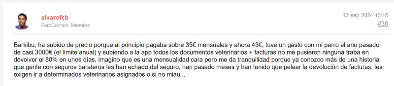 Barkibu: opiniones Forocoches