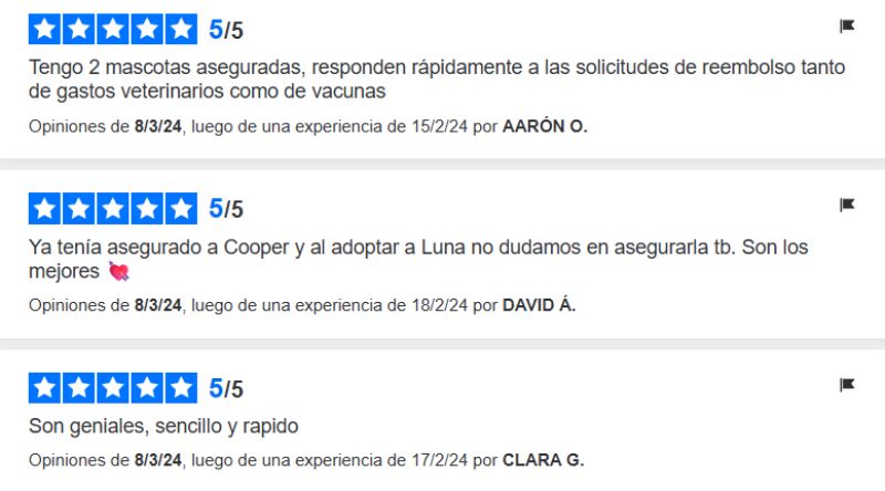 Barkibu seguro opiniones positivas en Opiniones Verificadas
