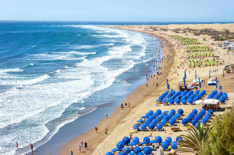 Playa del Inglés, el epicentro turístico que ver en Gran Canaria