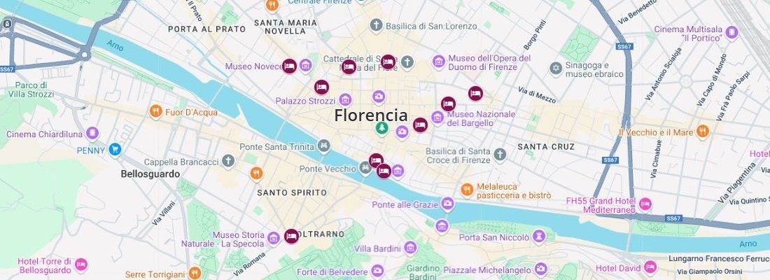 ▷ Dónde alojarse en Florencia BARATO: 10 mejores hoteles en las mejores zonas del centro (con ubicación exacta y fotos)