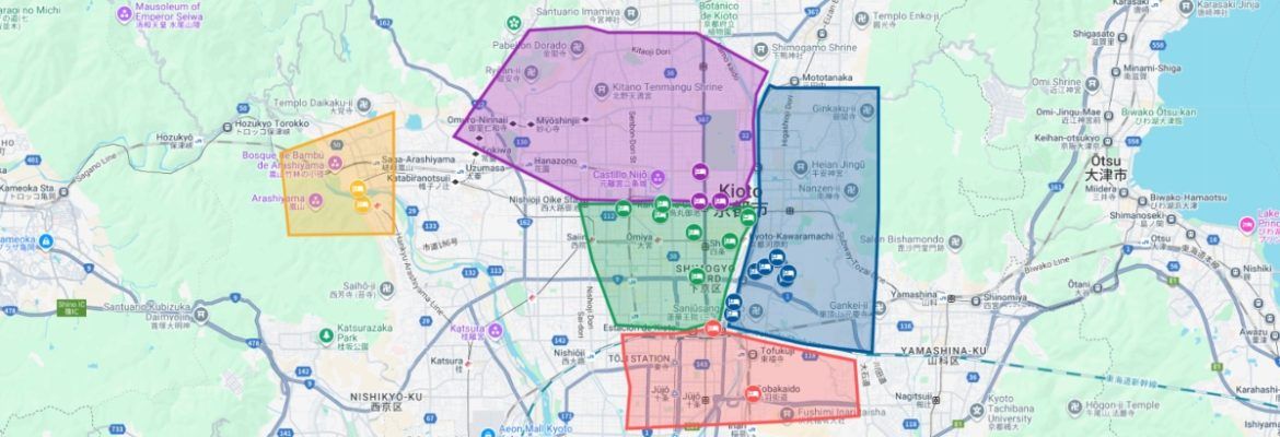 ▷ Dónde alojarse en Kioto: las MEJORES zonas para dormir y hoteles recomendados