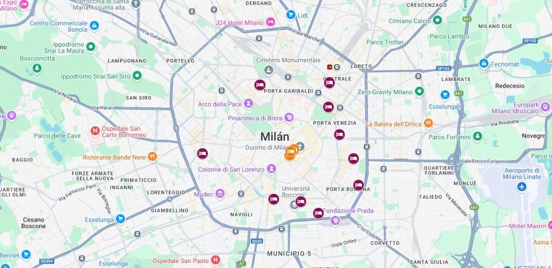 ▷ Dónde alojarse en Milán BARATO: 10 mejores hoteles en las mejores zonas para alojarse en Milán (con ubicación exacta y fotos)