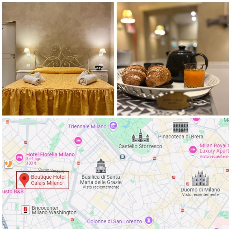 Dónde alojarse en Milán barato y en el centro: Boutique Hotel Calais Milano