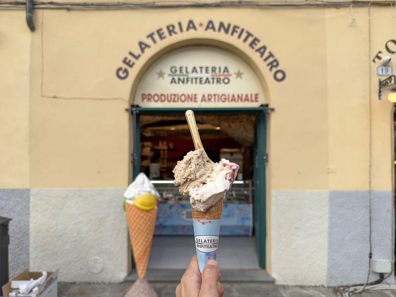 Dónde comer en Lucca: Gelateria Anfiteatro 