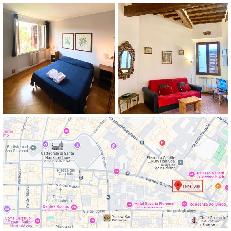 Mejores hoteles donde alojarse en Florencia barato: Hotel Dali