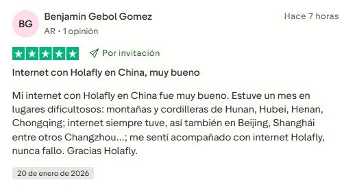 ▷ Descuento Holafly Junio 2026: código COMIVIAJEROS para ahorrar un 5% en tu eSIM y del 10% al 32% en Holafly Plans 6 Opiniones tarjeta eSIM Holafly en Trustpilot