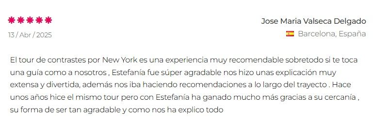 Mejor tour de contrastes de Nueva York: opiniones