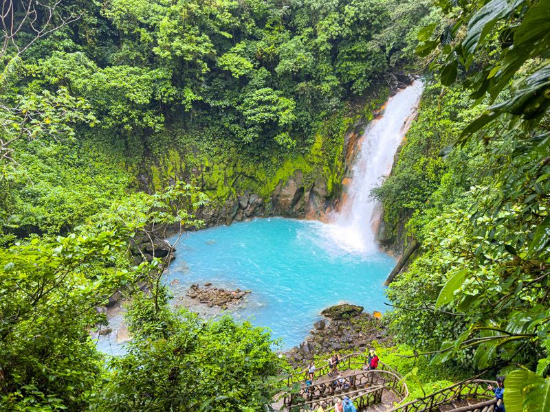 Viaje a Costa Rica por libre: Catarata Rio Celeste