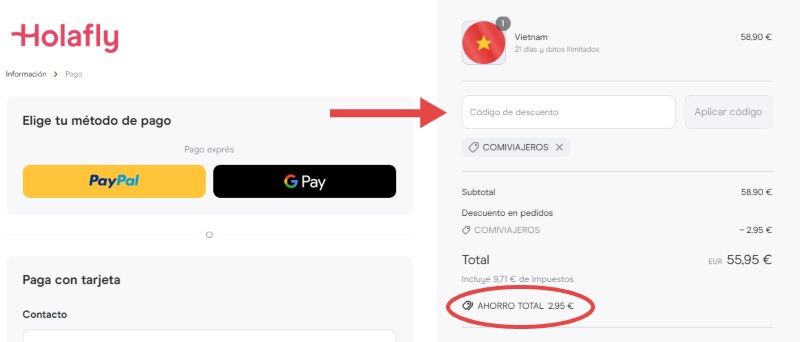 Cómo tener Internet en Vietnam: eSIM Holafly con descuento