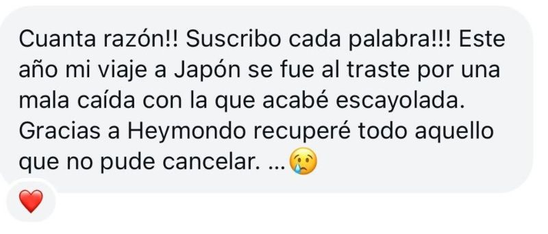 Comentarios sobre el seguro de viaje Heymondo de nuestros lectores