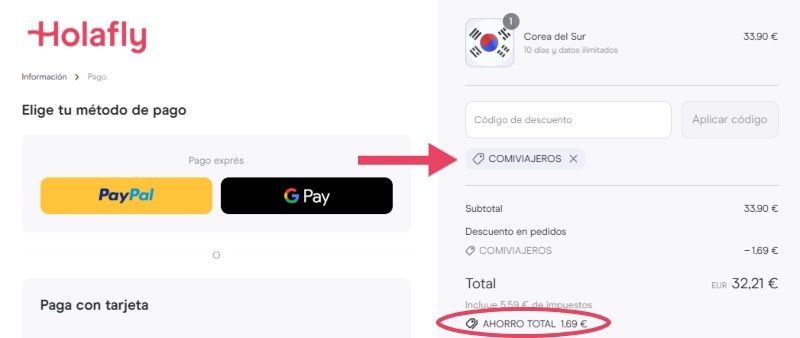 Cómo tener Internet en Corea del Sur: eSIM Holafly con descuento
