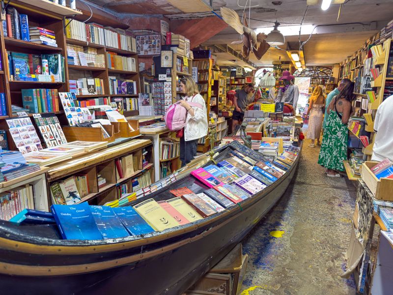 Consejos para viajar a Venecia: Libreria Acqua Alta