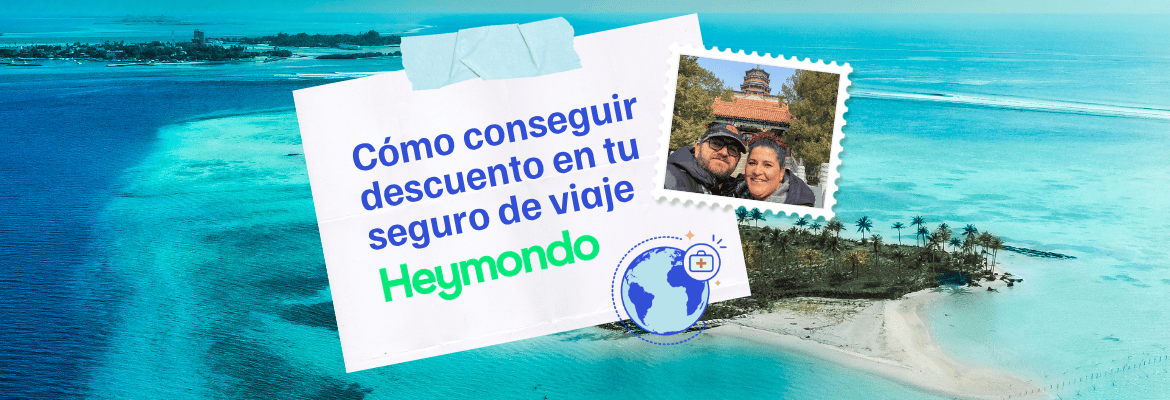 ▷ Descuento Heymondo junio 2026 ⚠️ Consigue del 5% al 45% de ahorro en tu seguro de viaje (verificado y sin código)