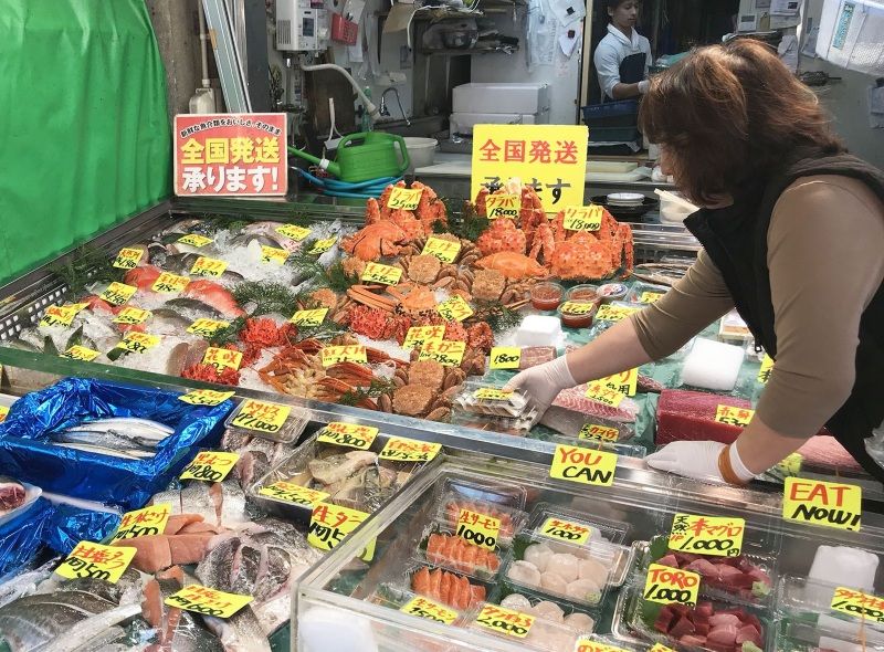Dónde comer en Tokio: Mercado Exterior de Tsukiji