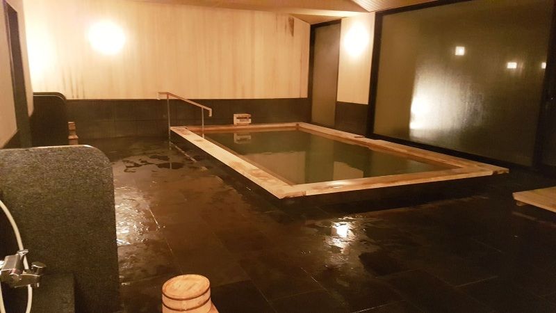 El onsen del Iwaso Ryokan Miyajima