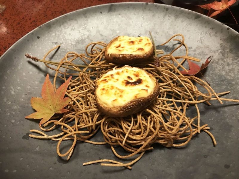 La cena en el Ryokan Iwaso